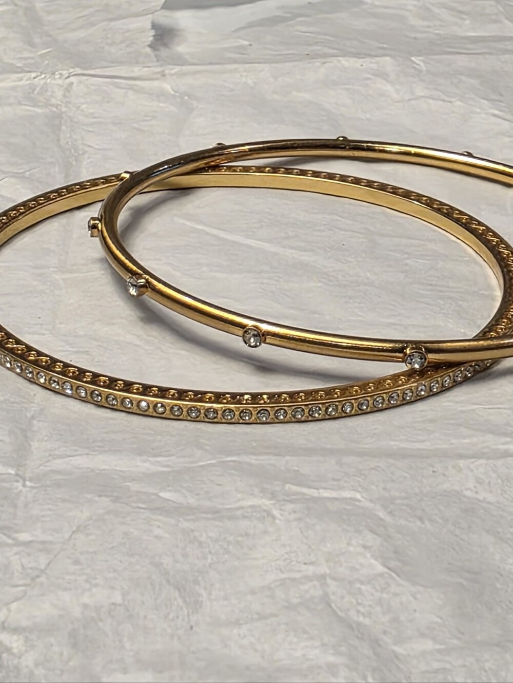 Brighton Neptunes Rings Gold Plated Swarovski Crystal Bangle Bracelets New - Picture 10 of 11
